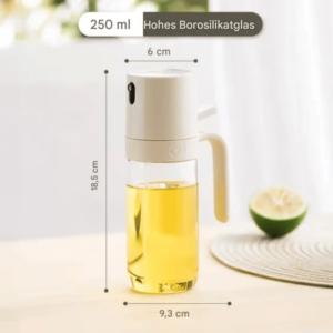 Ölsprühflasche 250 ml – Robustes und Stilvolles Design für die KücheÖlsprühflasche 250 ml – Robustes und Stilvolles Design für die Küche