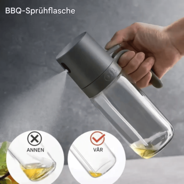 Ölsprühflasche 250 ml – Robustes und Stilvolles Design für die Küche